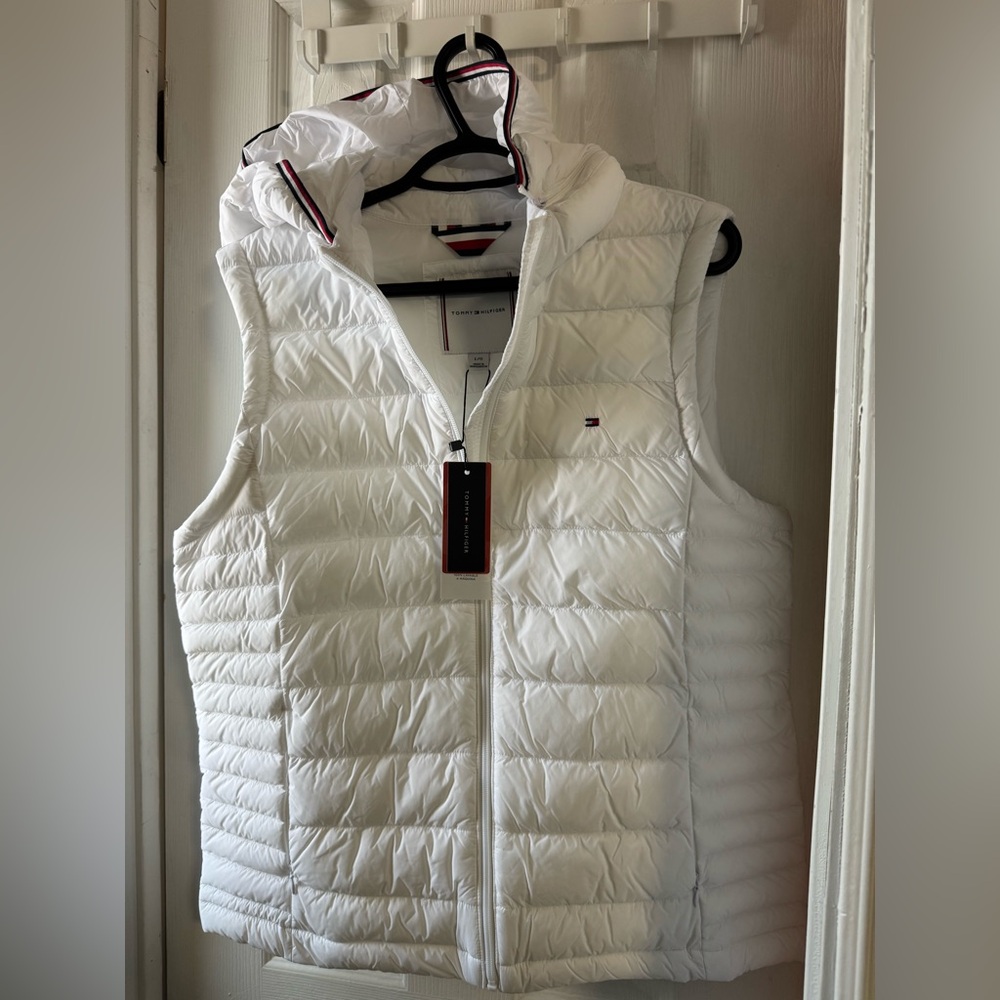 Tommy Hilfiger Quilted White Vest